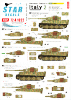 Star Decals 72-A1022 German tanks in Italy # 2. Tigers. 1/72